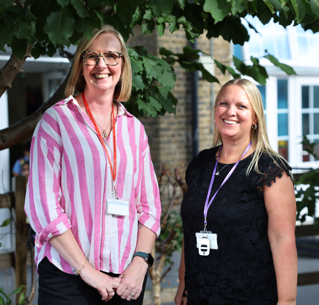 Picture of the school's two Head Teachers